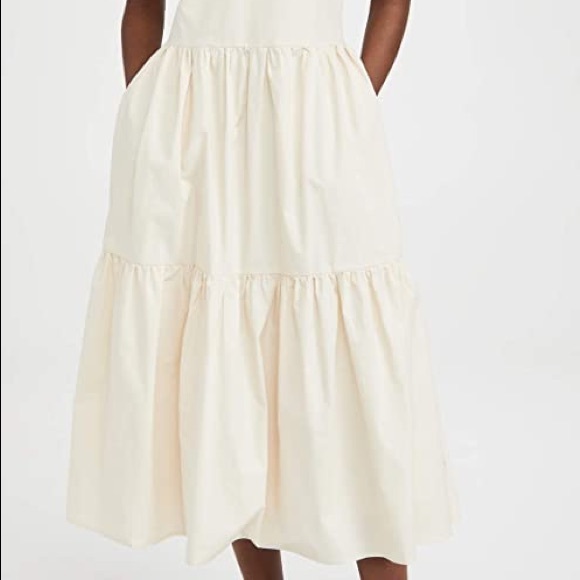 English factory Ivory midi dress - Picture 3 of 3